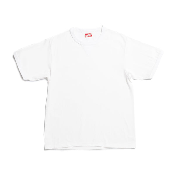 The Real McCoy's Gusset Tee White-T-Shirt-Clutch Cafe