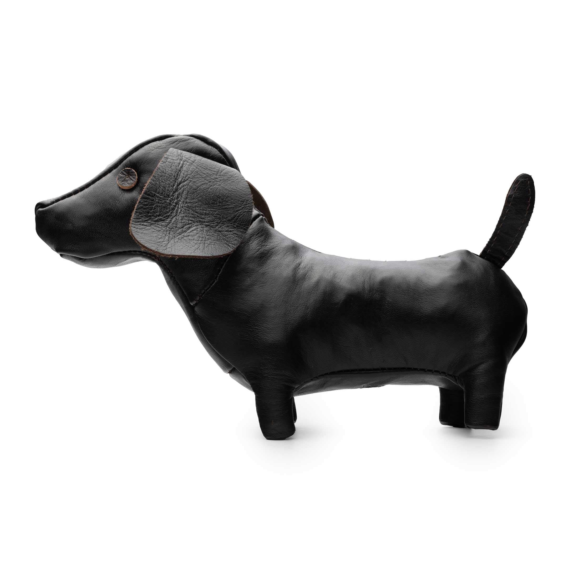 The Real McCoy's Handcrafted Horsehide Leather Animal Dachshund (small)-Leather Animal-Clutch Cafe