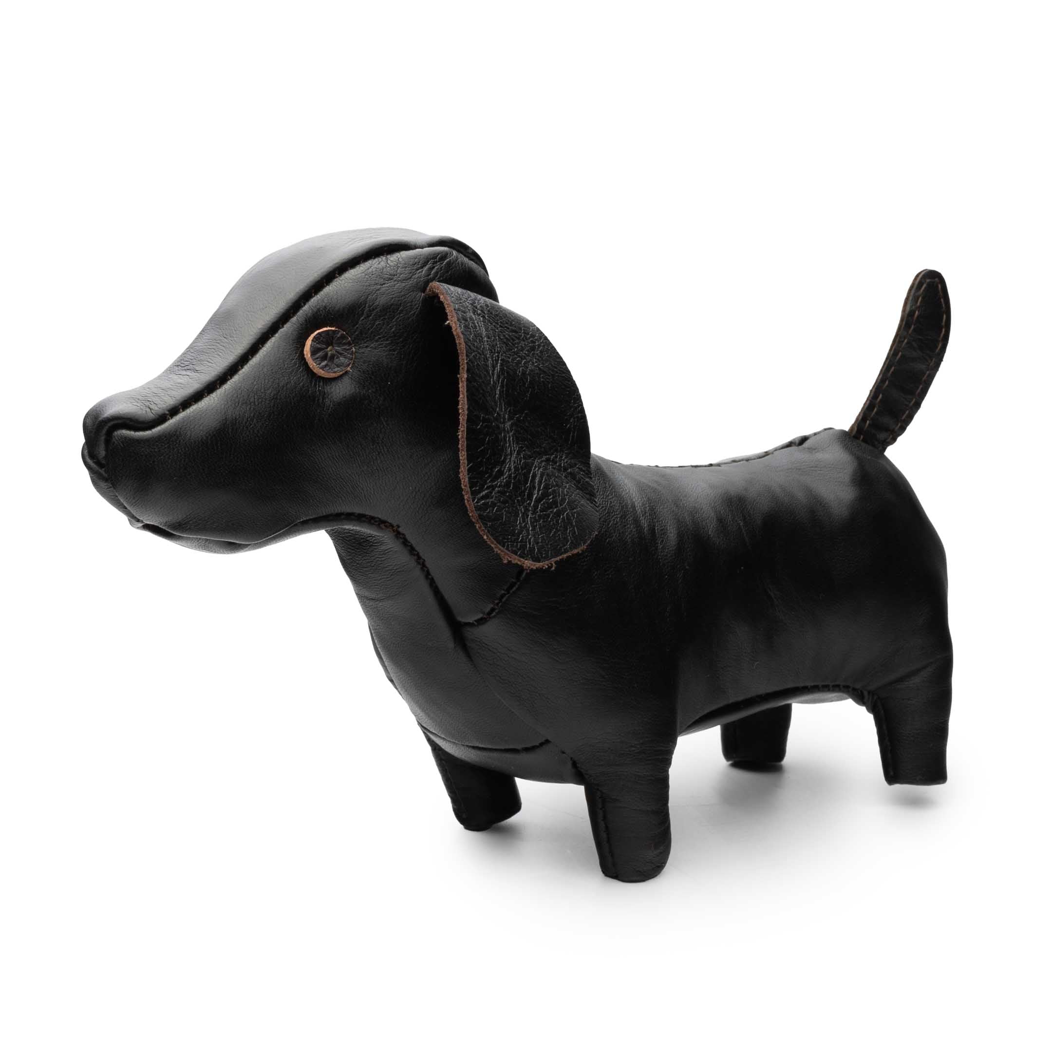 The Real McCoy's Handcrafted Horsehide Leather Animal Dachshund (small)-Leather Animal-Clutch Cafe