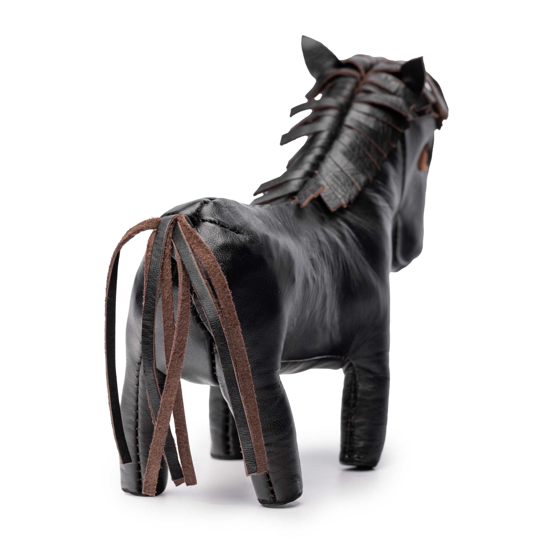The Real McCoy's Handcrafted Horsehide Leather Animal Donkey-Leather Animal-Clutch Cafe