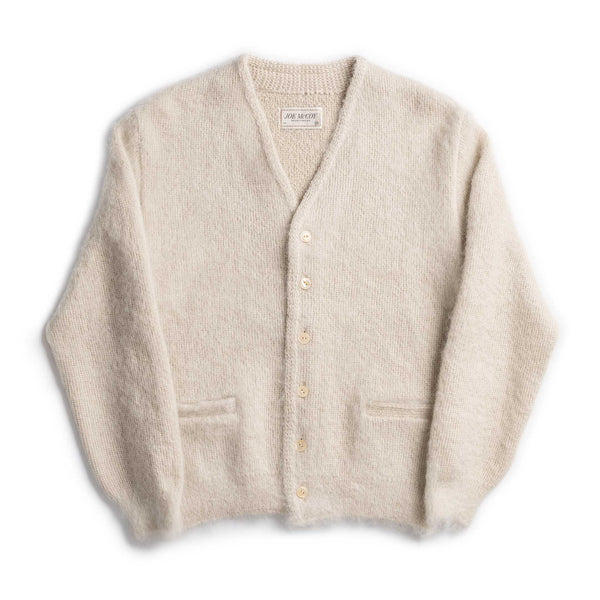 The Real McCoy&#39;s Joe McCoy Mohair Cardigan Beige-Cardigan-Clutch Cafe