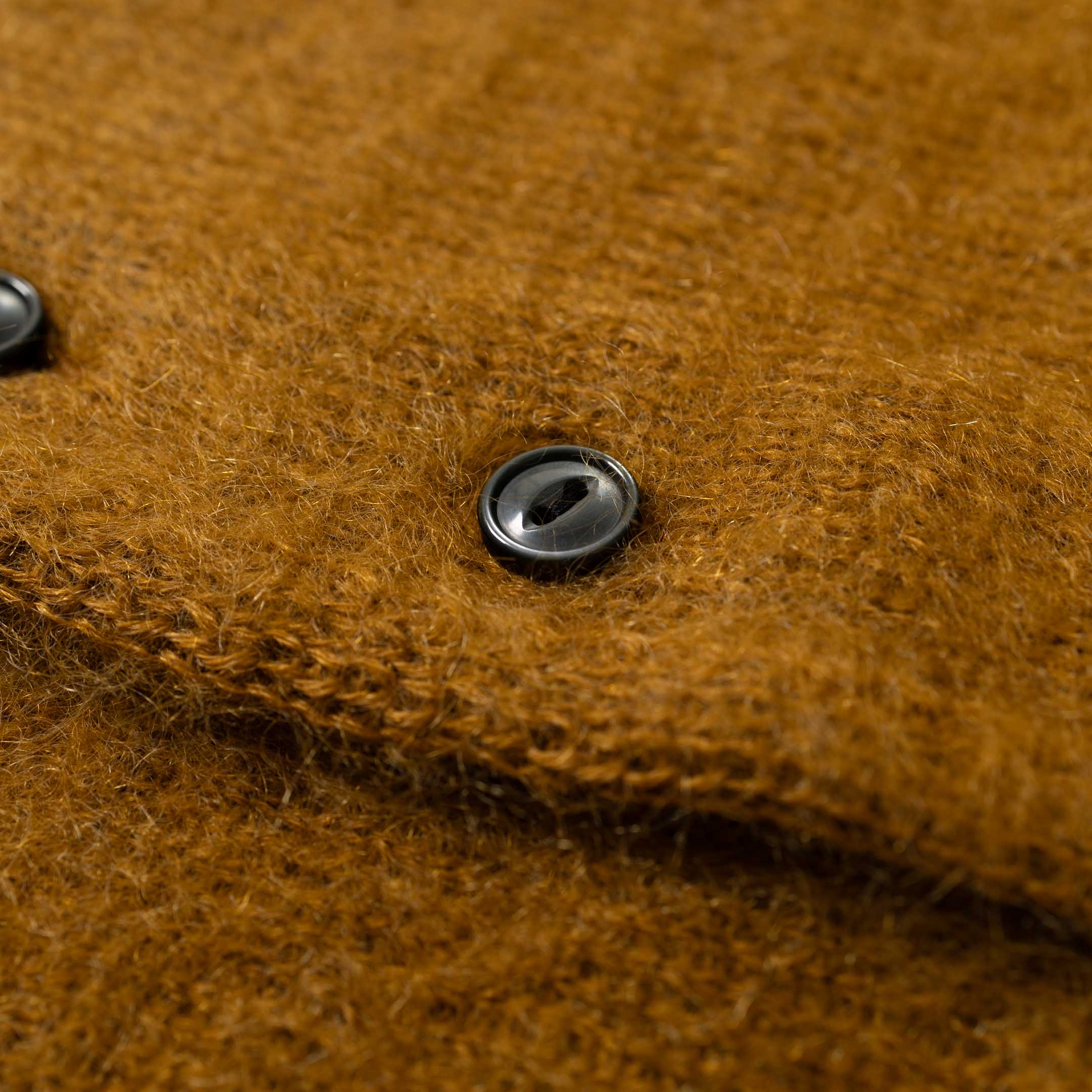 The Real McCoy's Joe McCoy Mohair Cardigan Mustard-Cardigan-Clutch Cafe