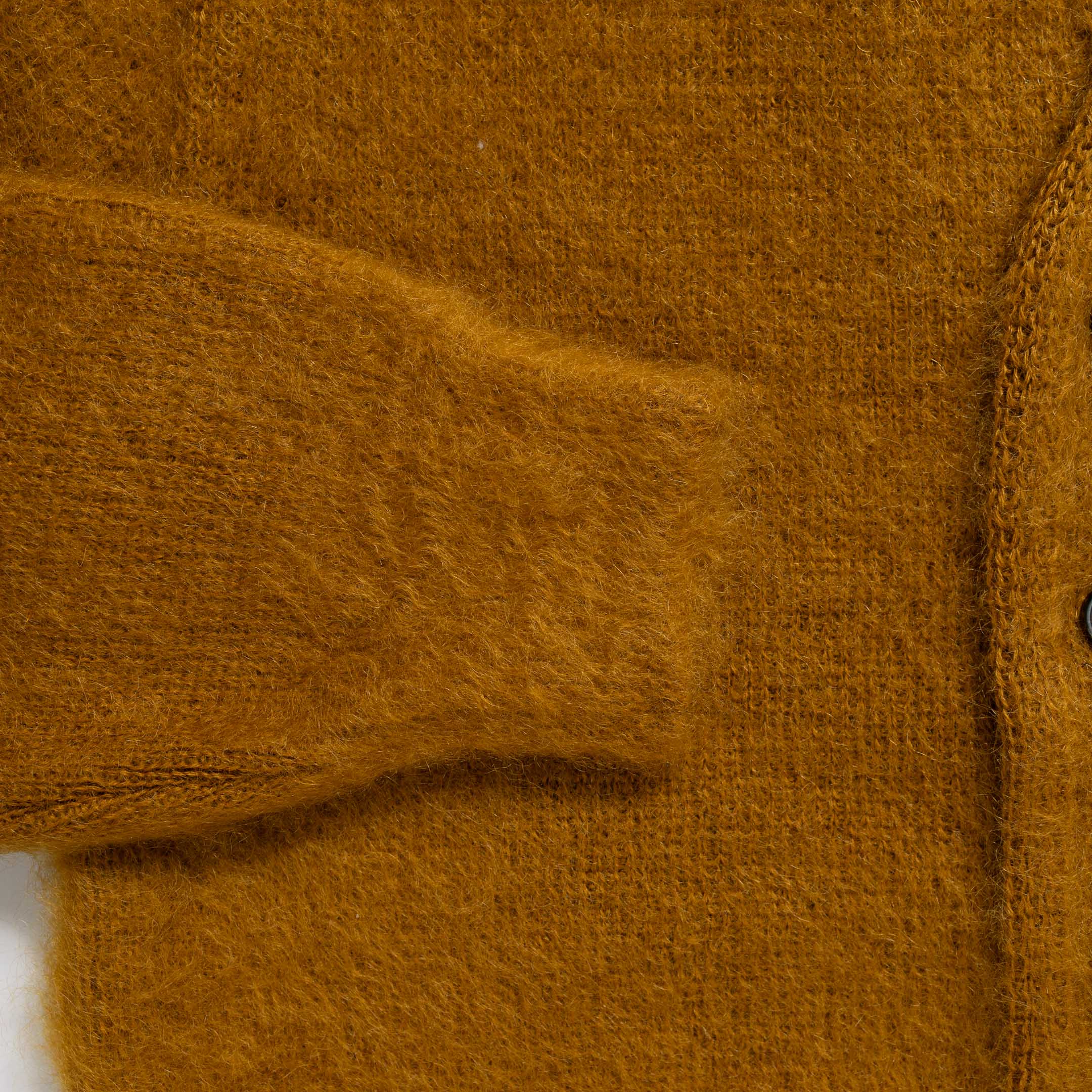 The Real McCoy's Joe McCoy Mohair Cardigan Mustard-Cardigan-Clutch Cafe