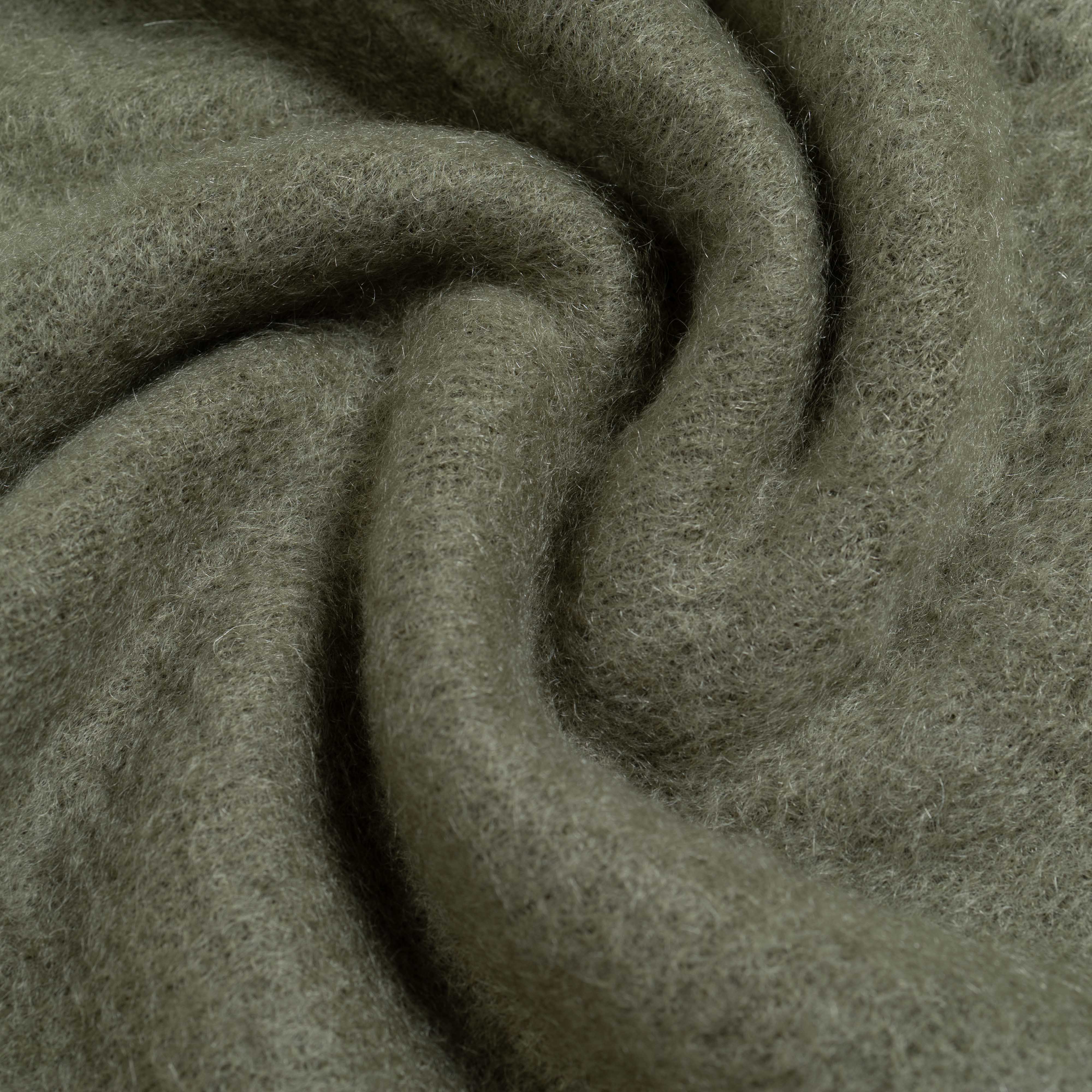 The Real McCoy's Joe McCoy V-Neck Mohair Sweater Mint-Knitwear-Clutch Cafe