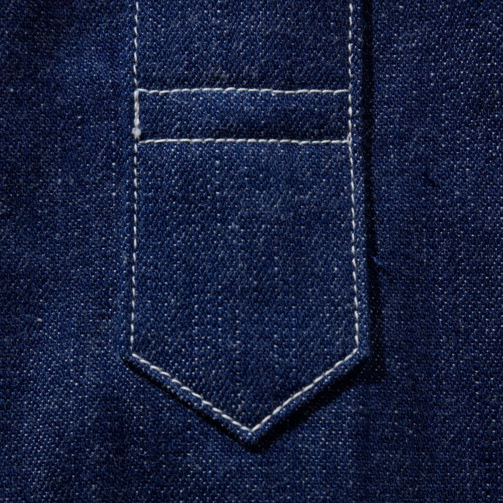 The Real McCoy's Jumper, Working, Denim Blue-Shirt-Clutch Cafe