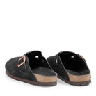 The Real McCoy's Leather Foot-Support Clogs Black-Sandals-Clutch Cafe