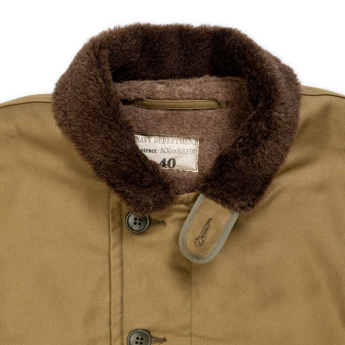 The Real McCoy's N-1 Deck Jacket Khaki-Clutch Cafe
