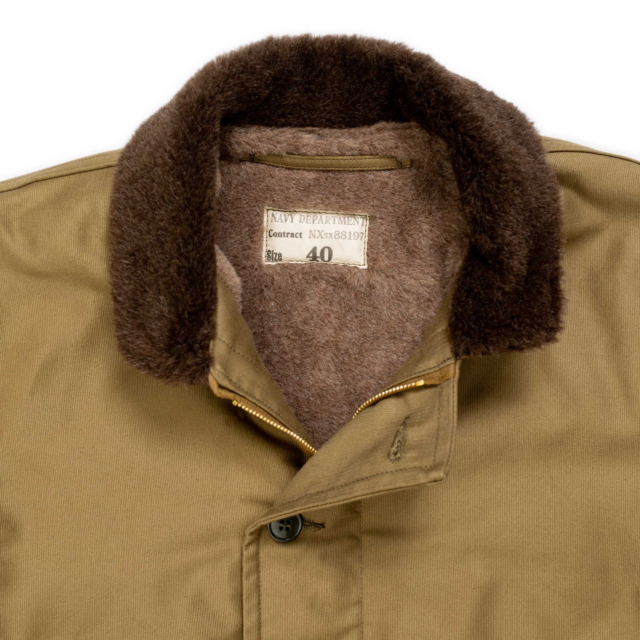 The Real McCoy's N-1 Deck Jacket Khaki-Clutch Cafe