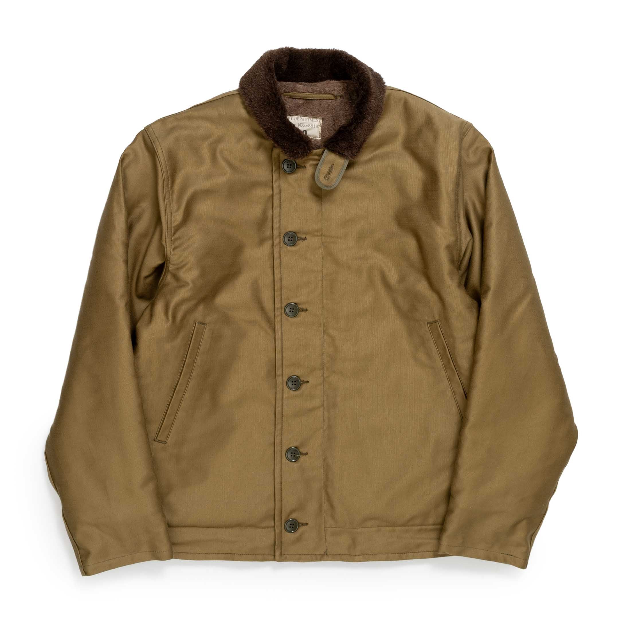 The Real McCoy's N-1 Deck Jacket Khaki-Clutch Cafe