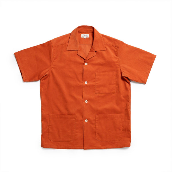 The Real McCoy's Open Collar Resort S/S Shirt Salmon-Shirt-Clutch Cafe