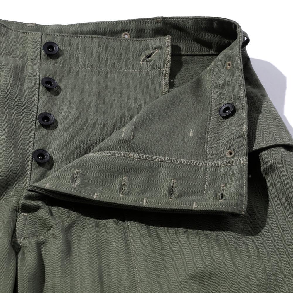 The Real McCoy's P-44 Utility Trousers Sage Green-Trousers-Clutch Cafe