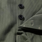 The Real McCoy's P-44 Utility Trousers Sage Green-Trousers-Clutch Cafe