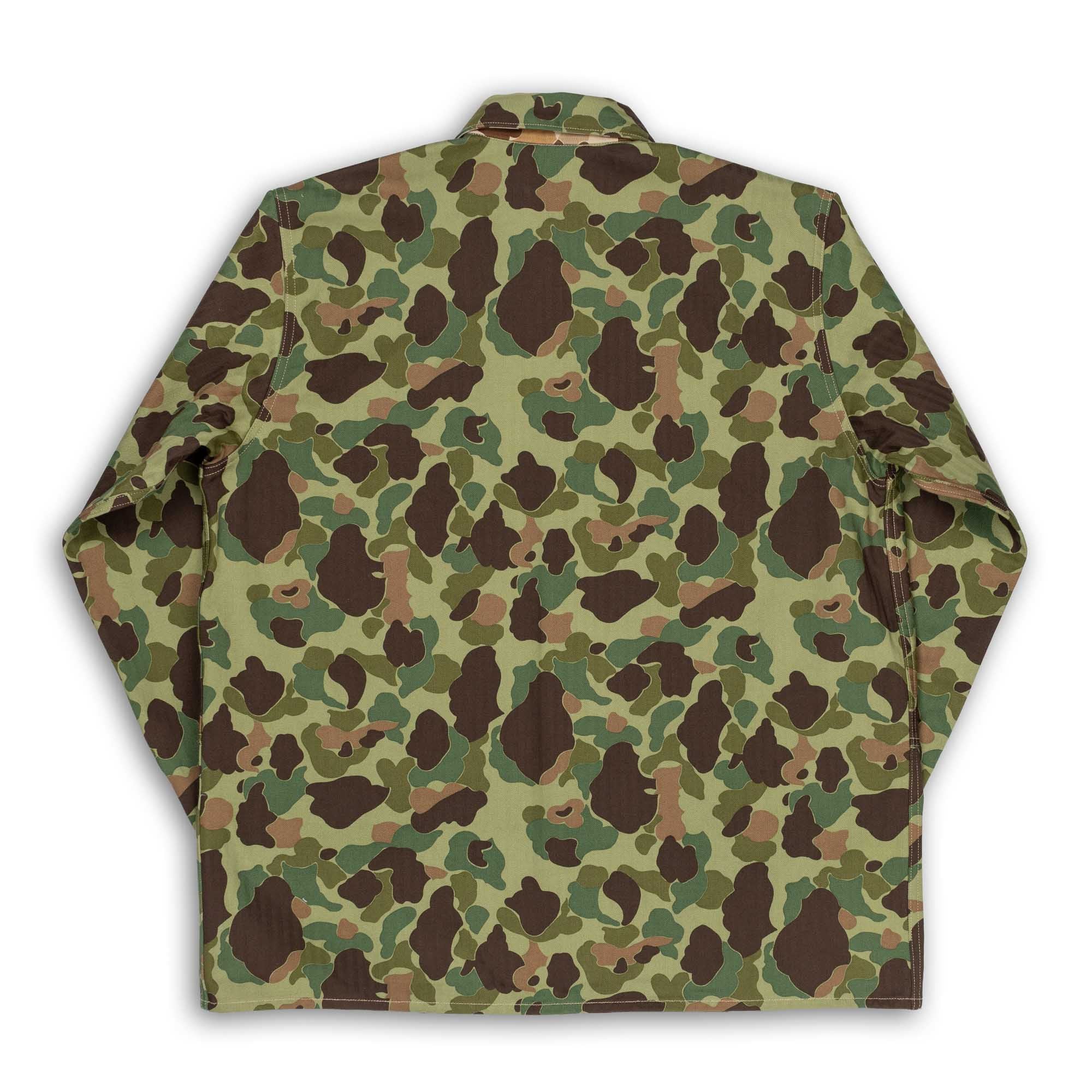 The Real McCoy's P1944 Reversible Frogskin Camouflage Coat-Clutch Cafe