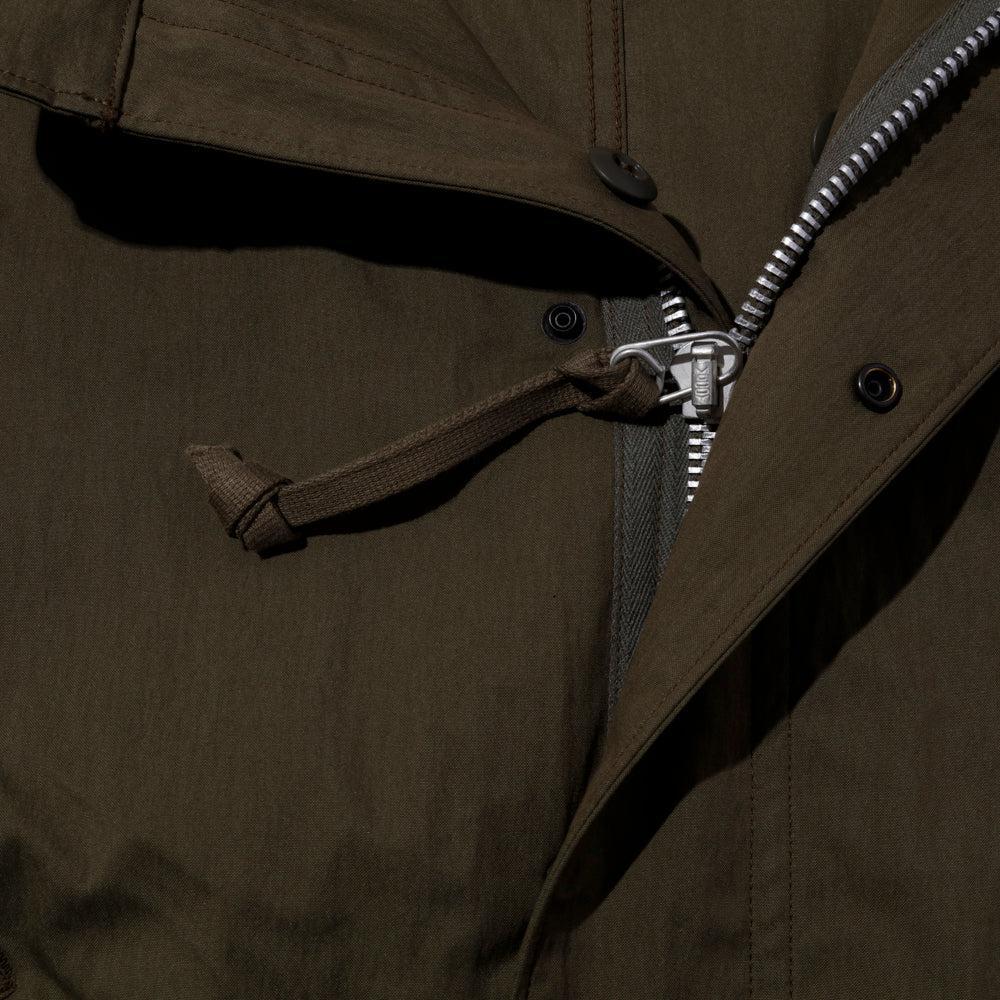 The Real McCoy's Parka, Man's M-65 Olive-Jacket-Clutch Cafe
