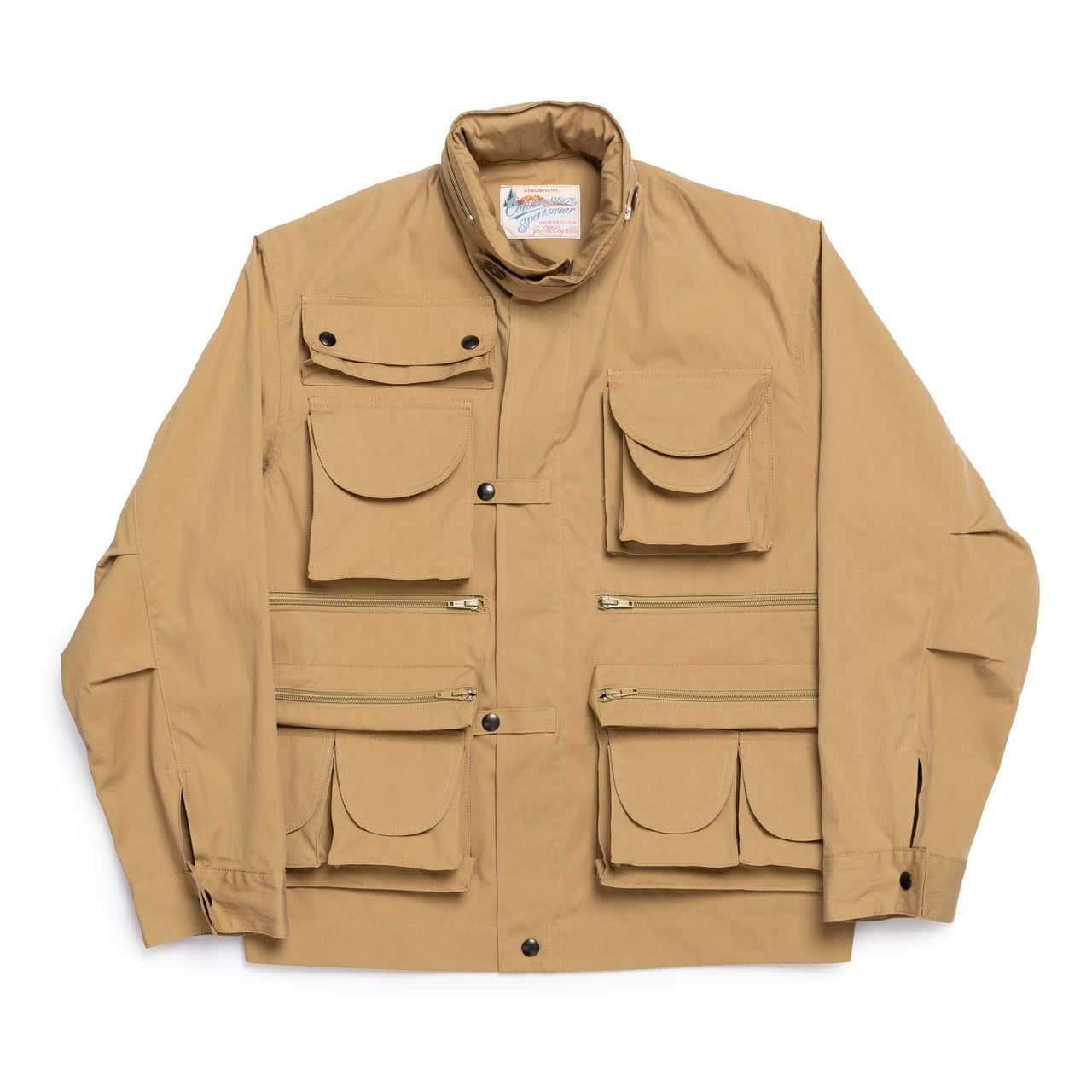 The Real McCoy's Photographers Utility Jacket Beige-Jacket-Clutch Cafe