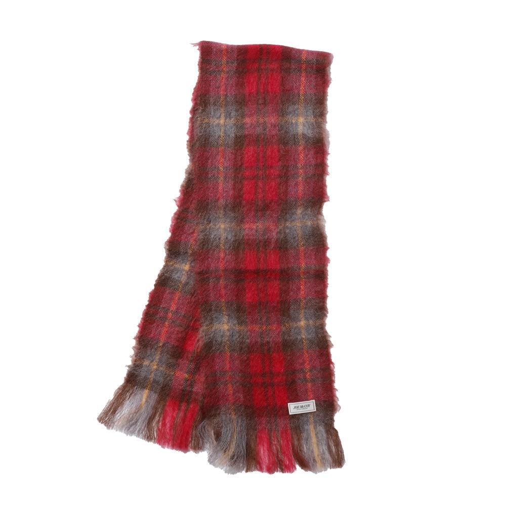 The Real McCoy's Plaid Pattern Scarf Red x Mint-Scarf-Clutch Cafe