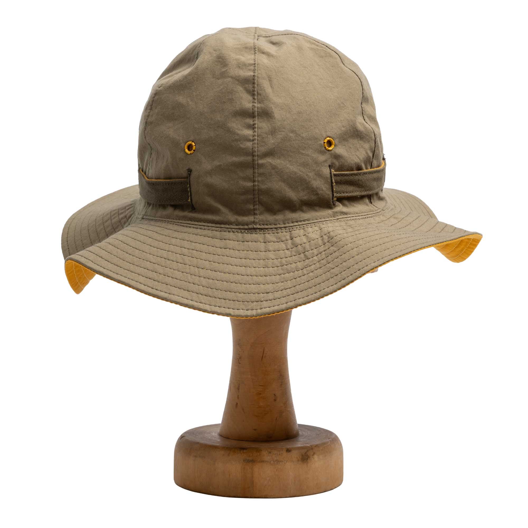 The Real McCoy's Reversible Sun Hat w/ Adjustable Band-Hat-Clutch Cafe
