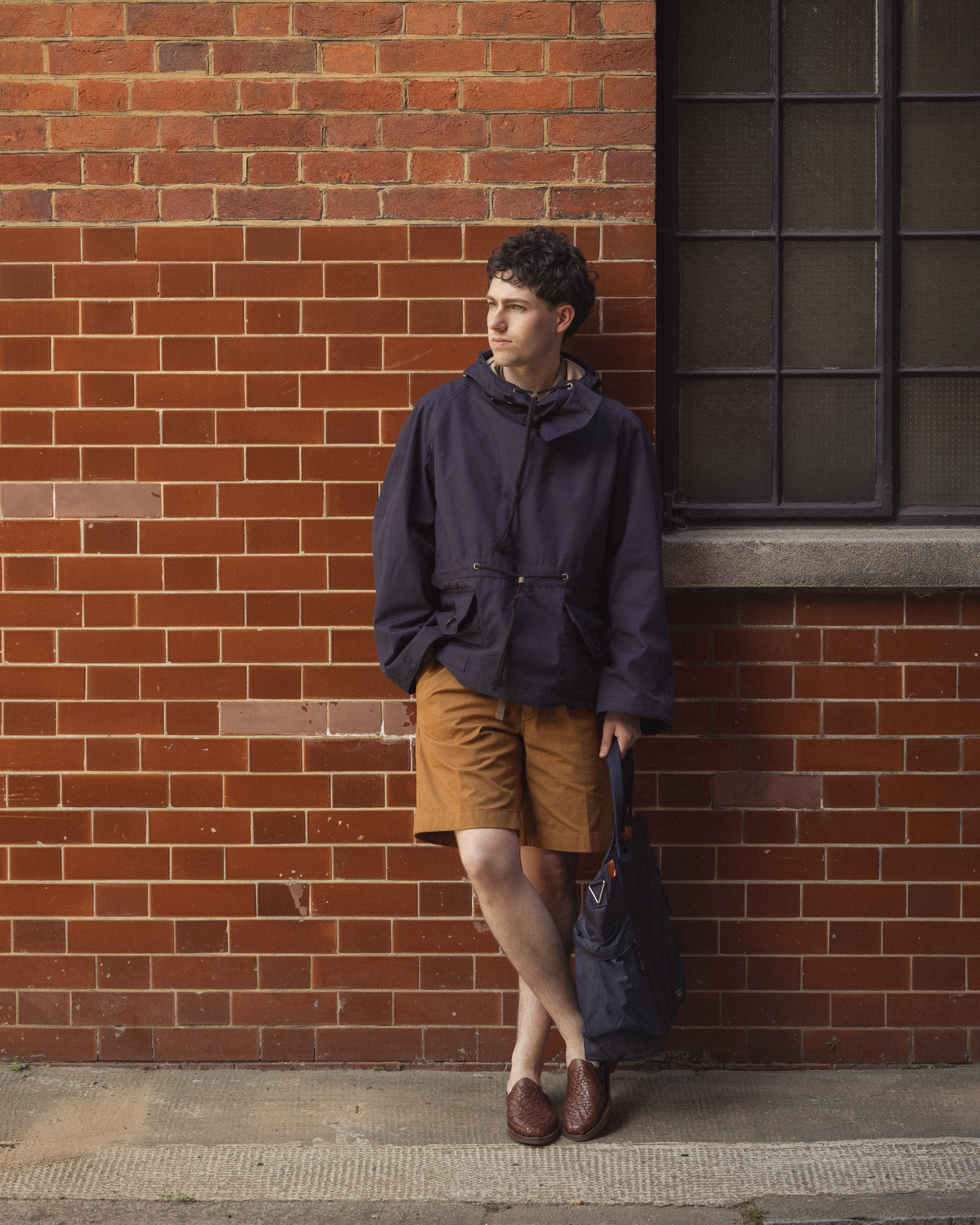 The Real McCoy's Royal Navy Windproof Deck Smock, 1st Pattern Navy-Jacket-Clutch Cafe