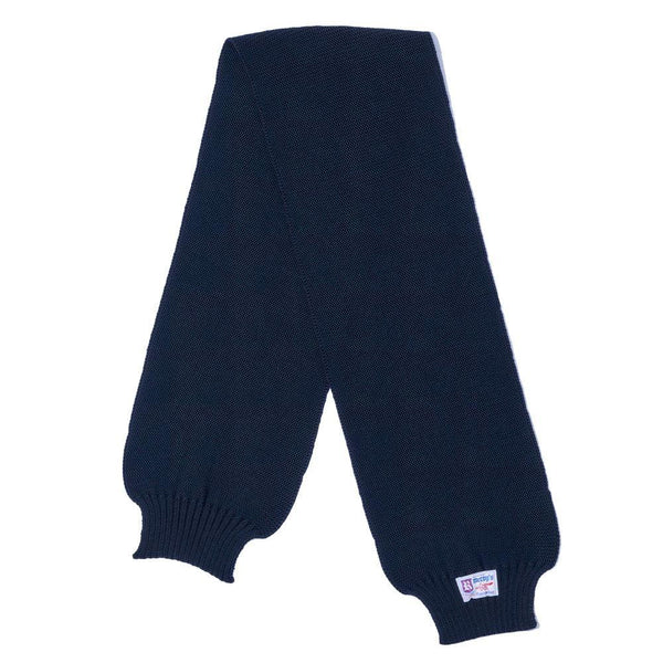 The Real McCoy's Scarf, Wool Knit Navy – Clutch Cafe