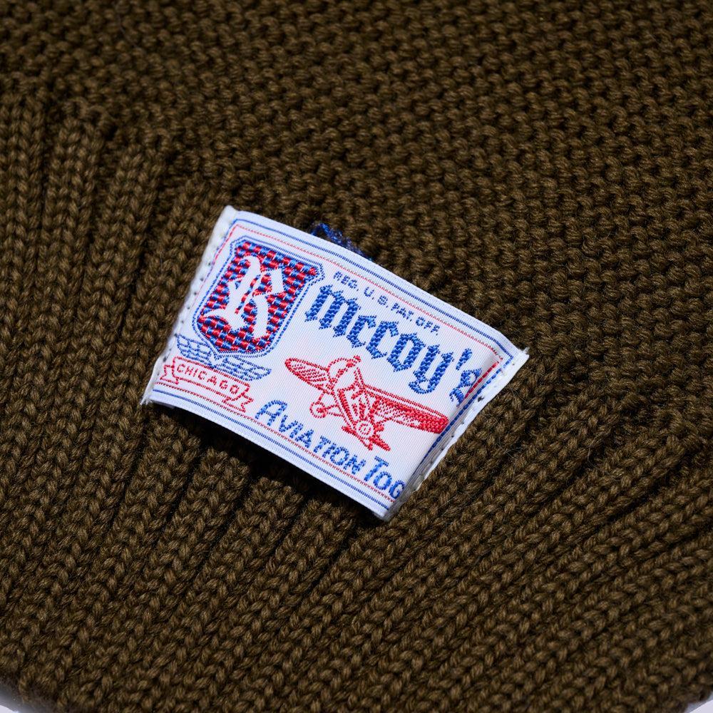The Real McCoy's Scarf, Wool Knit Olive-Scarf-Clutch Cafe
