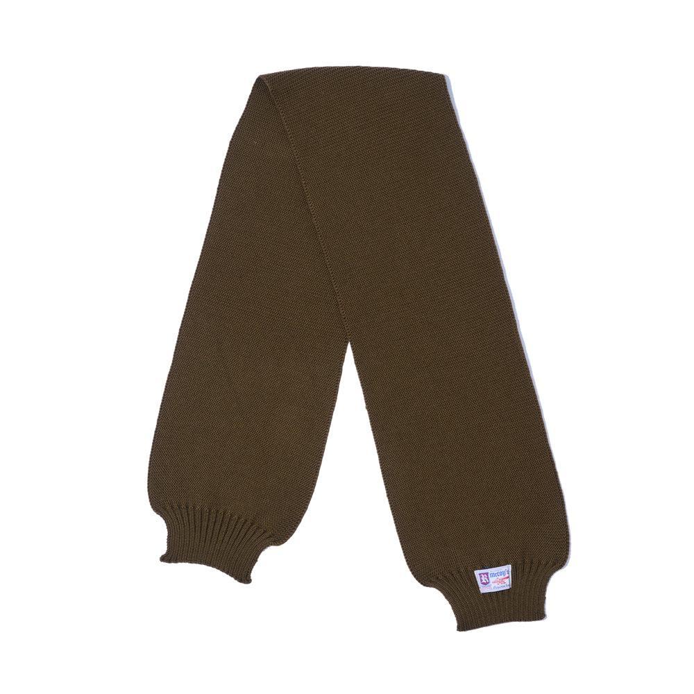The Real McCoy's Scarf, Wool Knit Olive-Scarf-Clutch Cafe