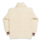The Real McCoy's Striped Shawl Collar Cardigan Ecru-Cardigan-Clutch Cafe