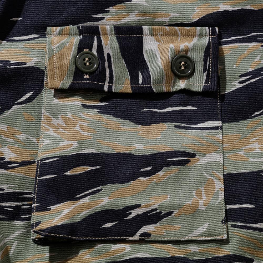 The Real McCoy's Tiger Camouflage Shirt / Tadpole-Shirt-Clutch Cafe