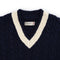 The Real McCoy's Tilden Knit Sweater Navy-Knitwear-Clutch Cafe