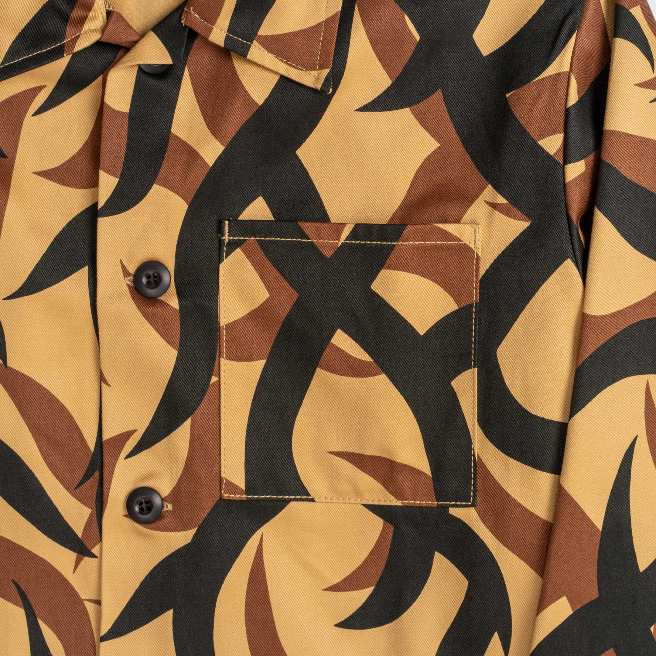 The Real McCoy's Tribal Camouflage Combat Jacket Beige-Jacket-Clutch Cafe