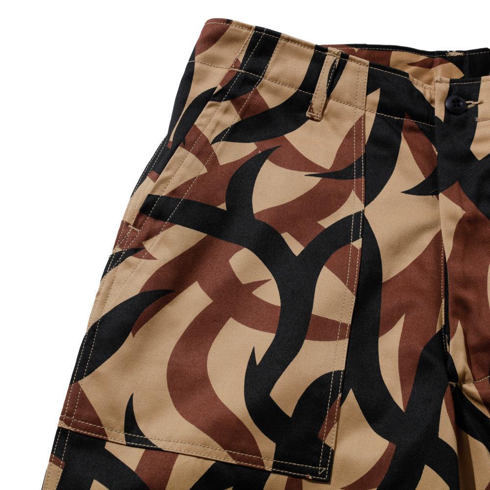 The Real McCoy's Tribal Camouflage Combat Trousers Beige-Clutch Cafe