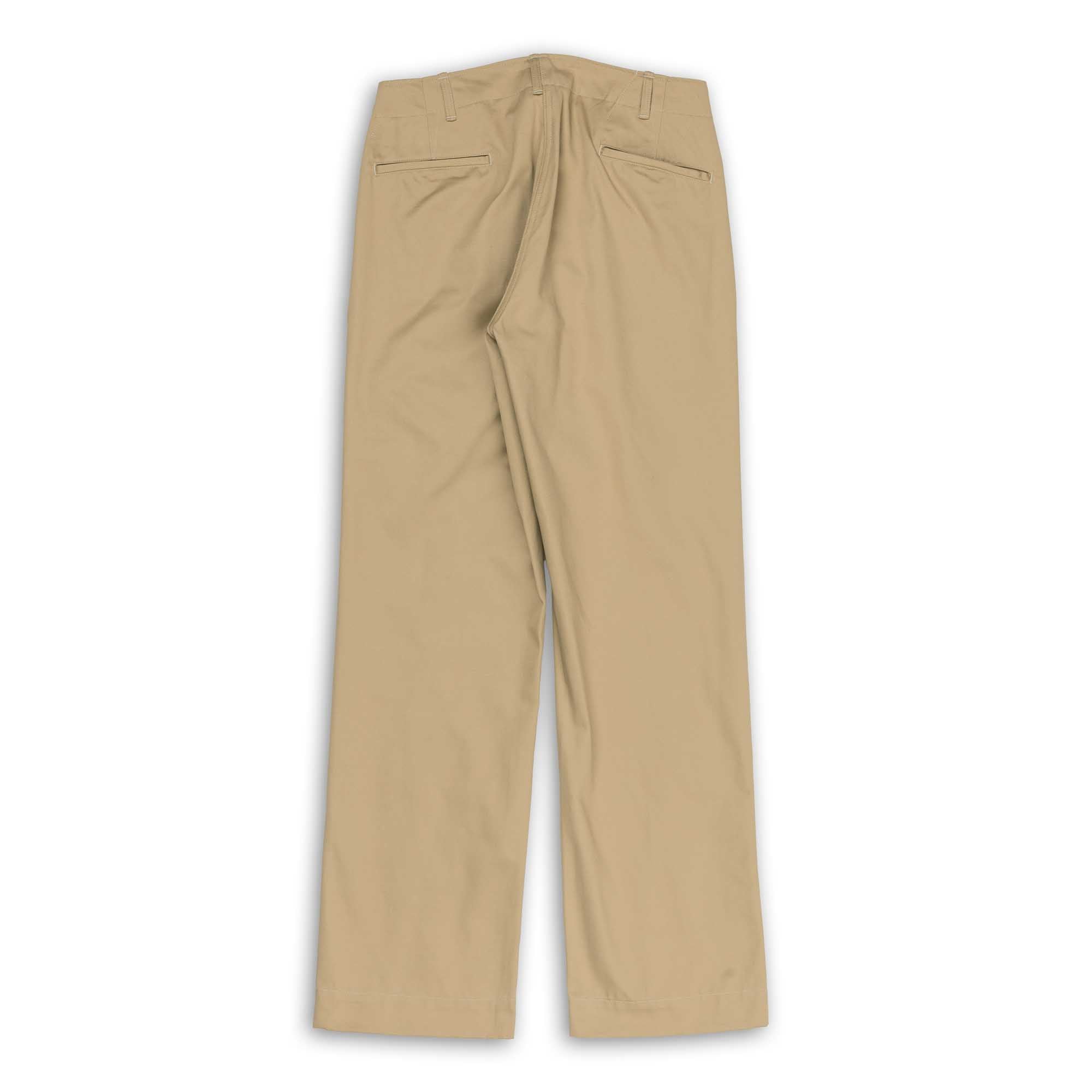 The Real McCoy's Trousers, Cotton, Khaki, 1945 Chino-Trousers-Clutch Cafe