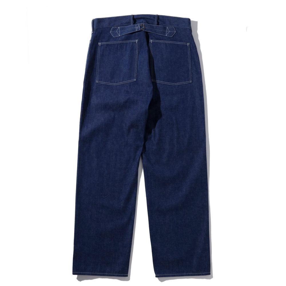 The Real McCoy's Trousers, Working, Denim Blue-Trousers-Clutch Cafe