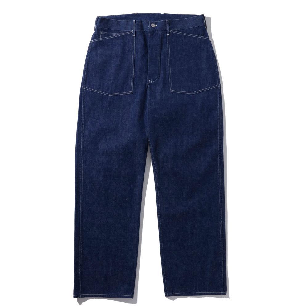 The Real McCoy's Trousers, Working, Denim Blue-Trousers-Clutch Cafe