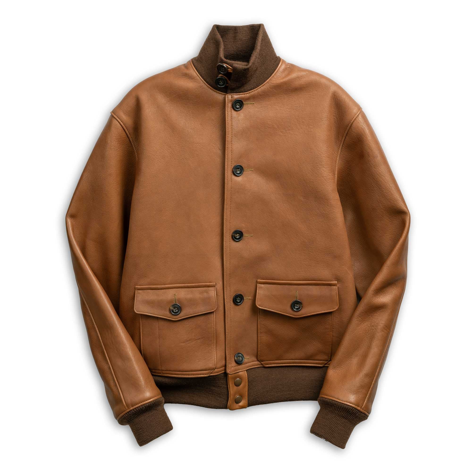 The Real McCoy's Type A-1 Real McCoy MFG. Co. / Sheepskin-Leather Jacket-Clutch Cafe