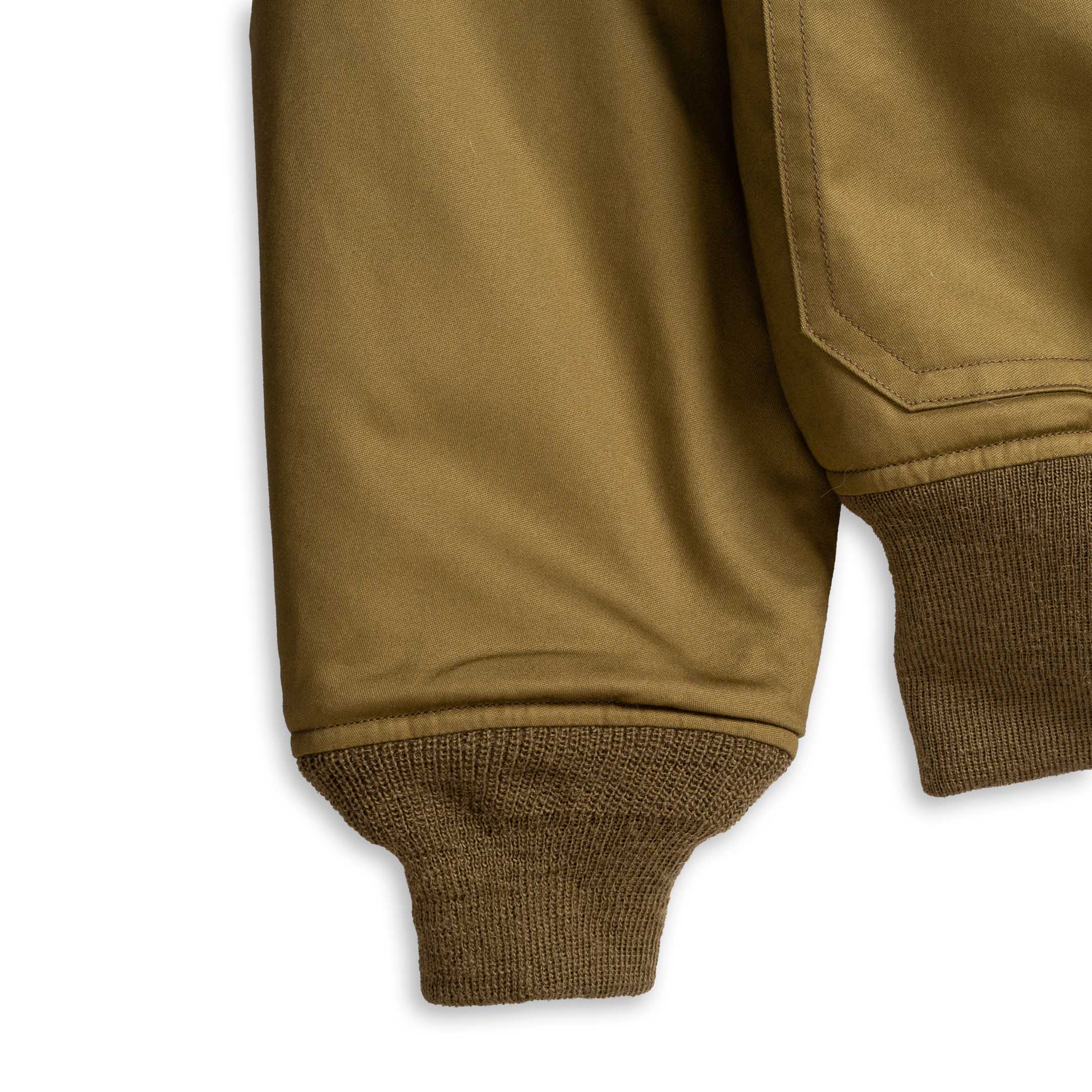 The Real McCoy's Type B-10 Real McCoy MFG. Co. Olive-Jacket-Clutch Cafe