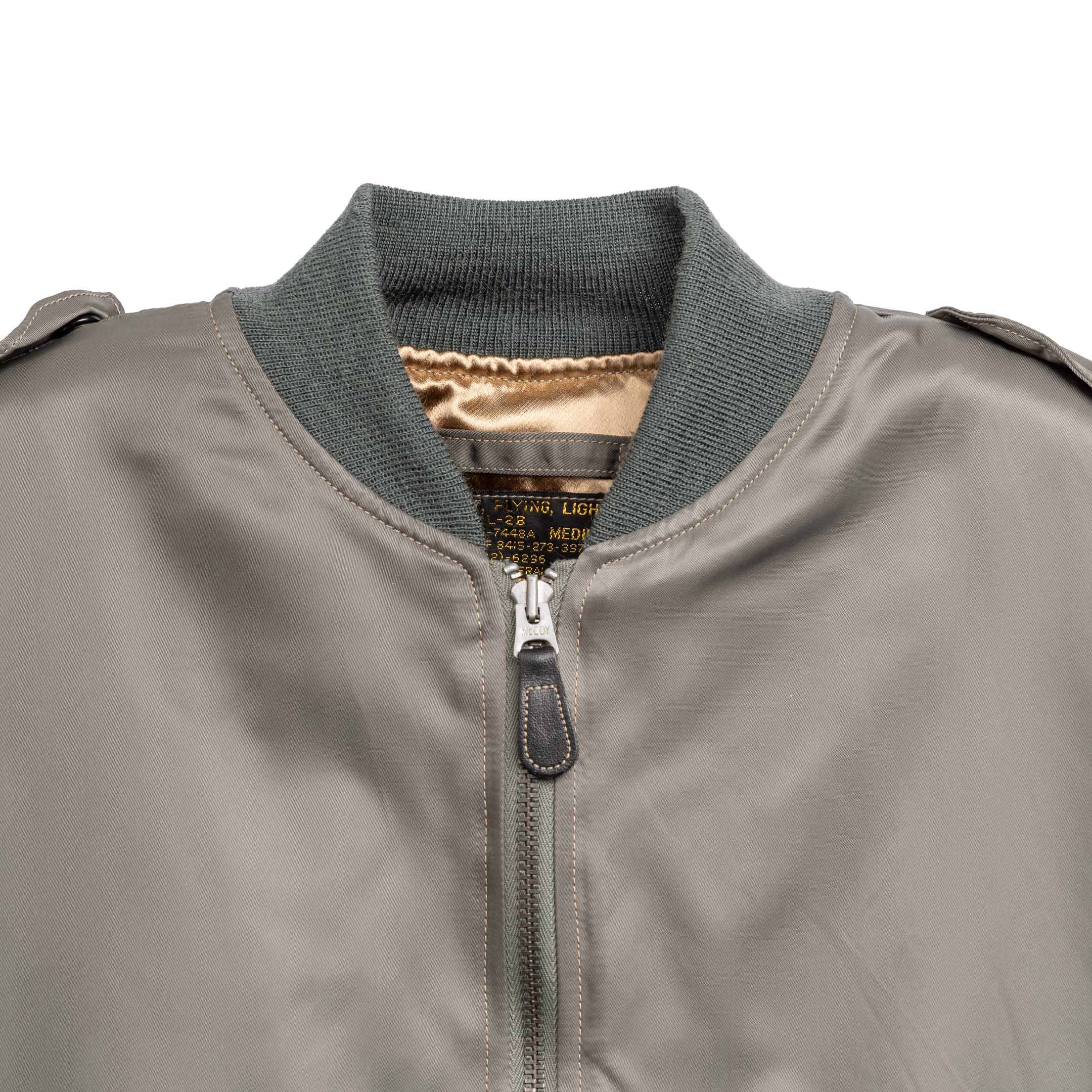 The Real McCoy's Type L-2B Real McCoys MFG. Co. Sage Green-Jacket-Clutch Cafe