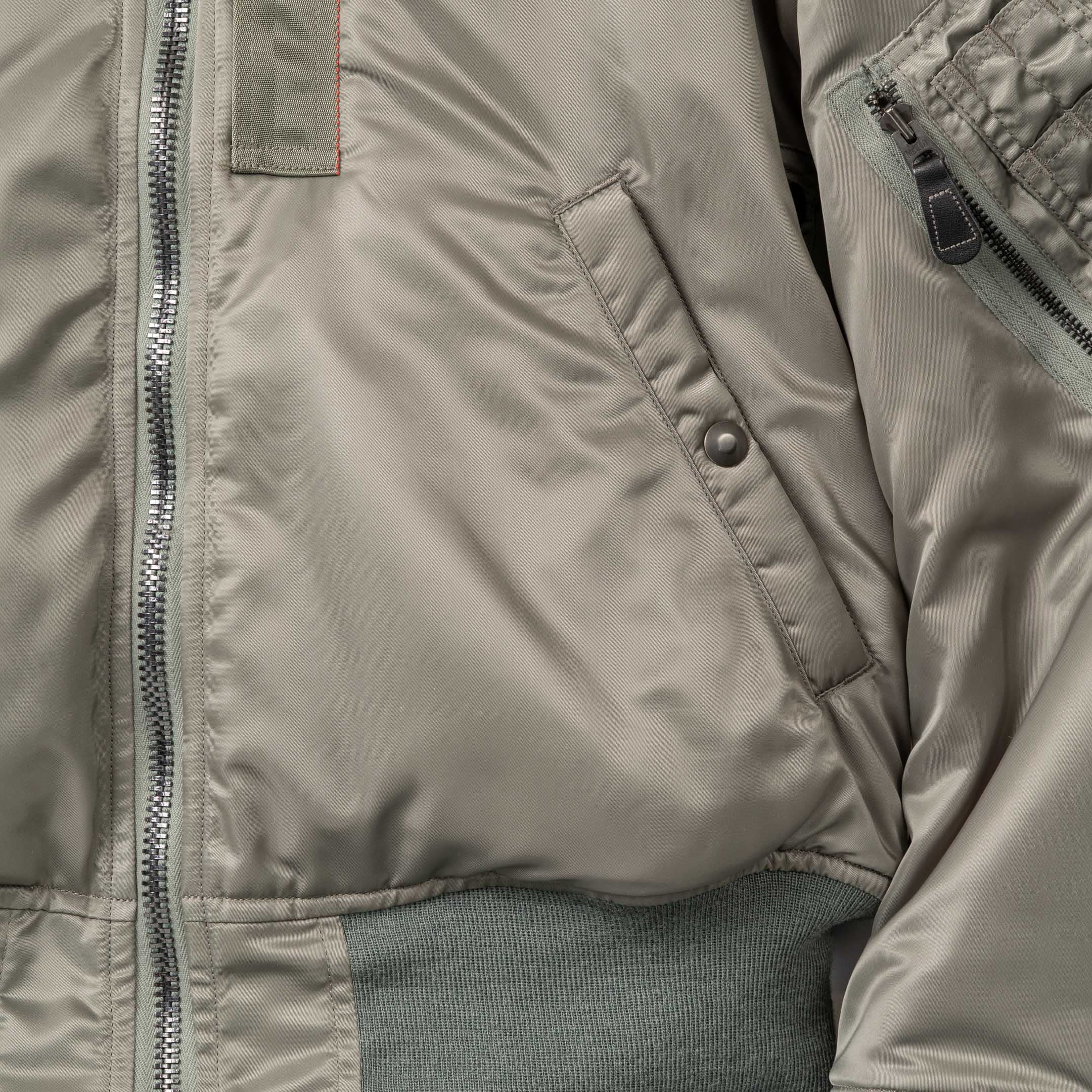 The Real McCoy's Type MA-1 Real McCoy MFG. Co Sage Green-Coat-Clutch Cafe