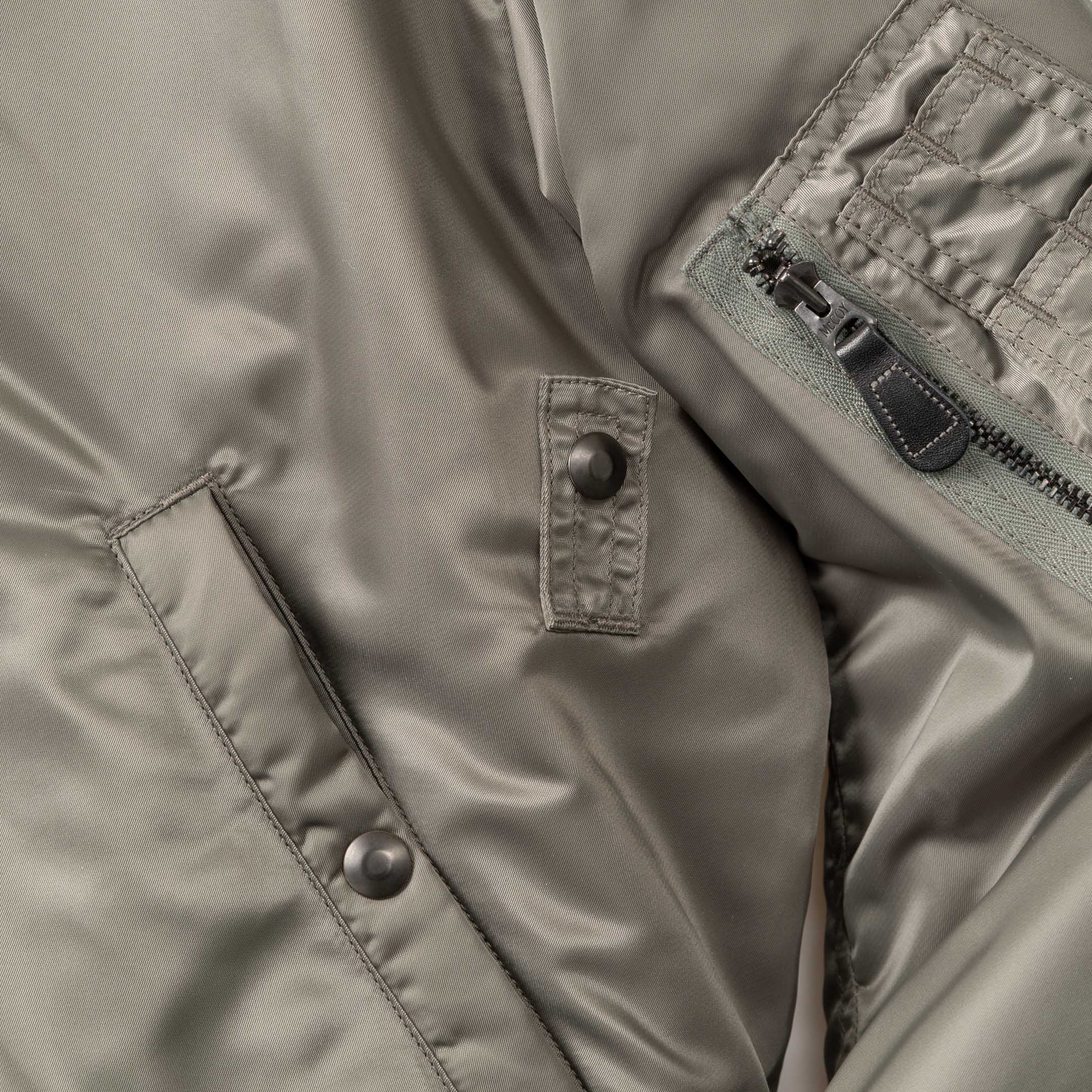 The Real McCoy's Type MA-1 Real McCoy MFG. Co Sage Green-Coat-Clutch Cafe