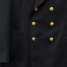 The Real McCoy's US Navy Service Coat Navy-Leather Jacket-Clutch Cafe