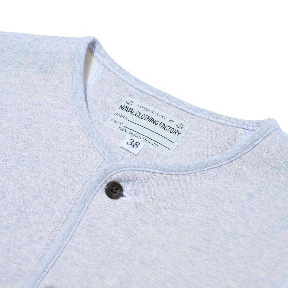 The Real McCoy's U.S.N. Cotton Cardigan Snow Grey-Cardigan-Clutch Cafe