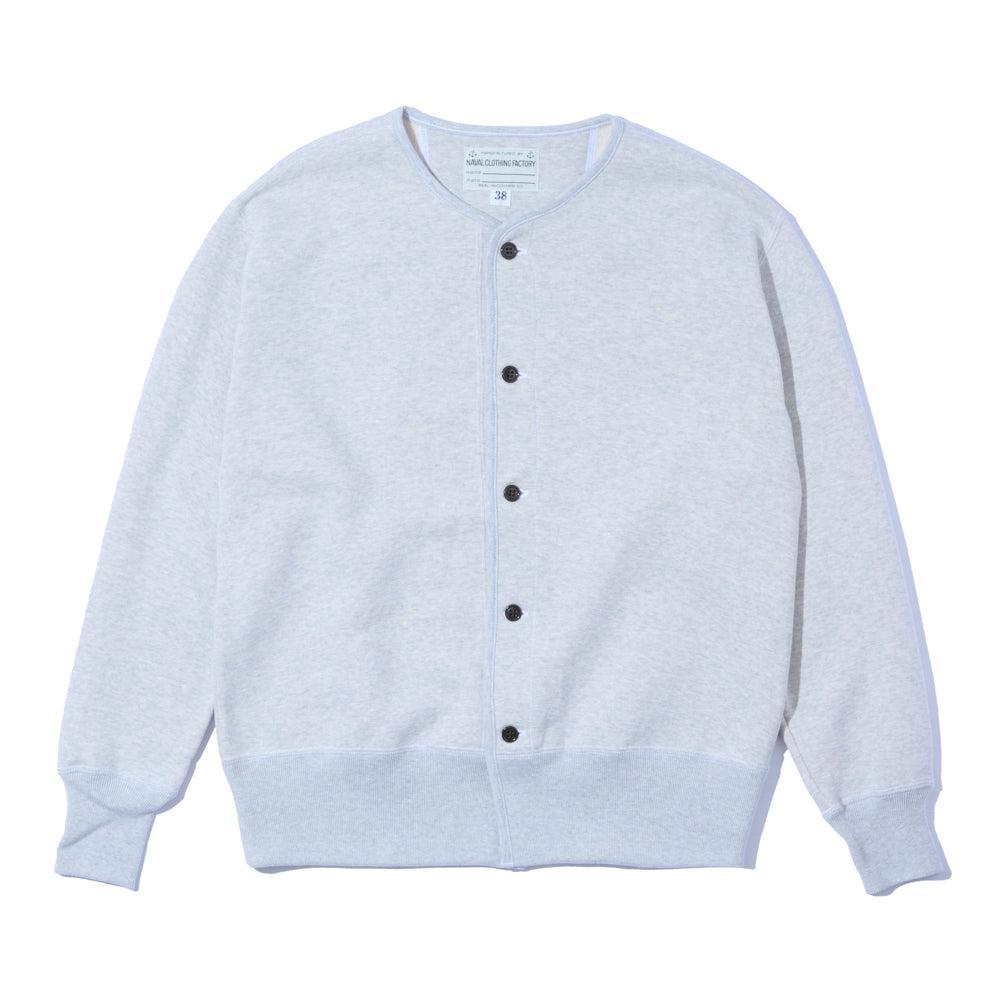 The Real McCoy's U.S.N. Cotton Cardigan Snow Grey-Cardigan-Clutch Cafe
