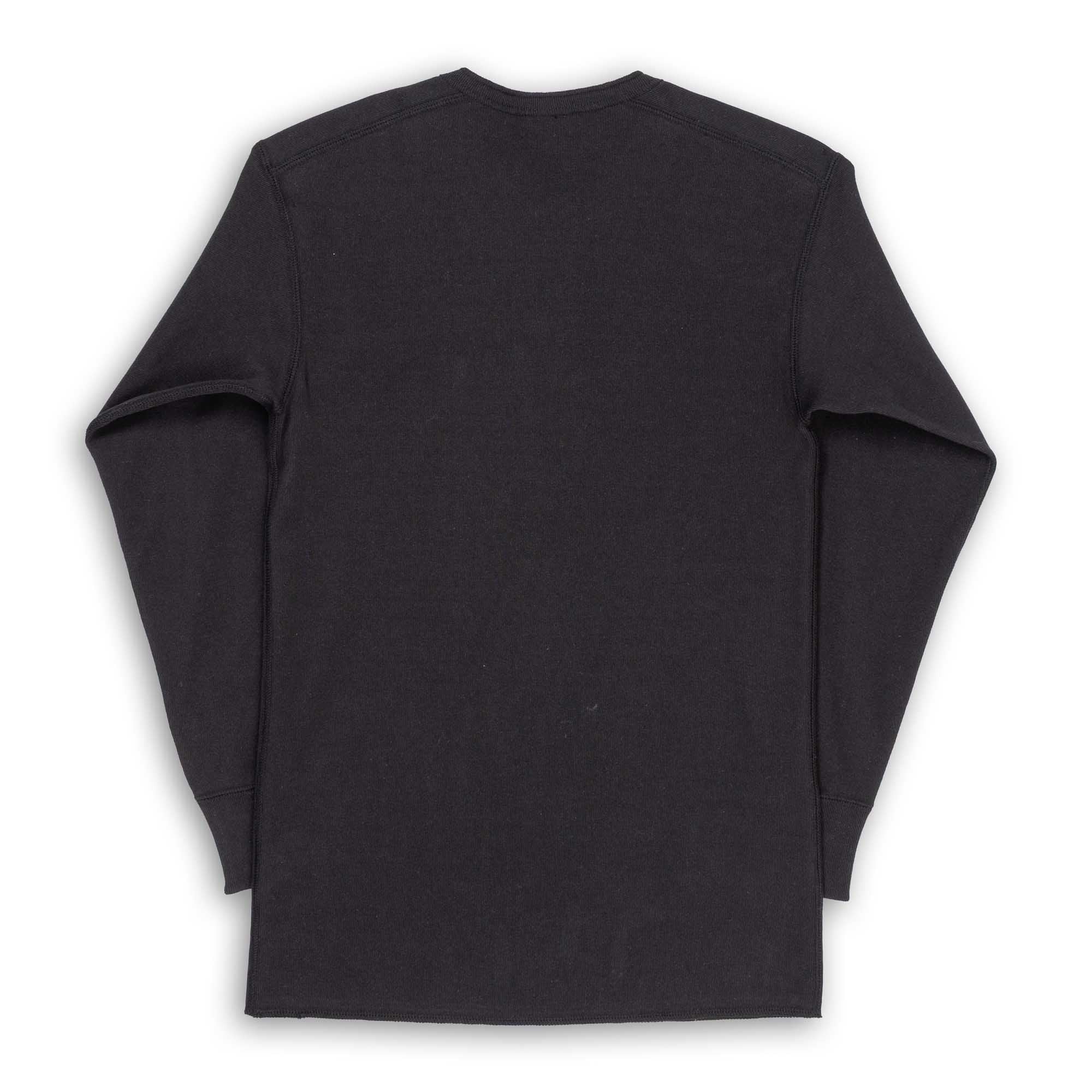 The Real McCoy's Union Henley Undershirt L/S Black-Henley-Clutch Cafe