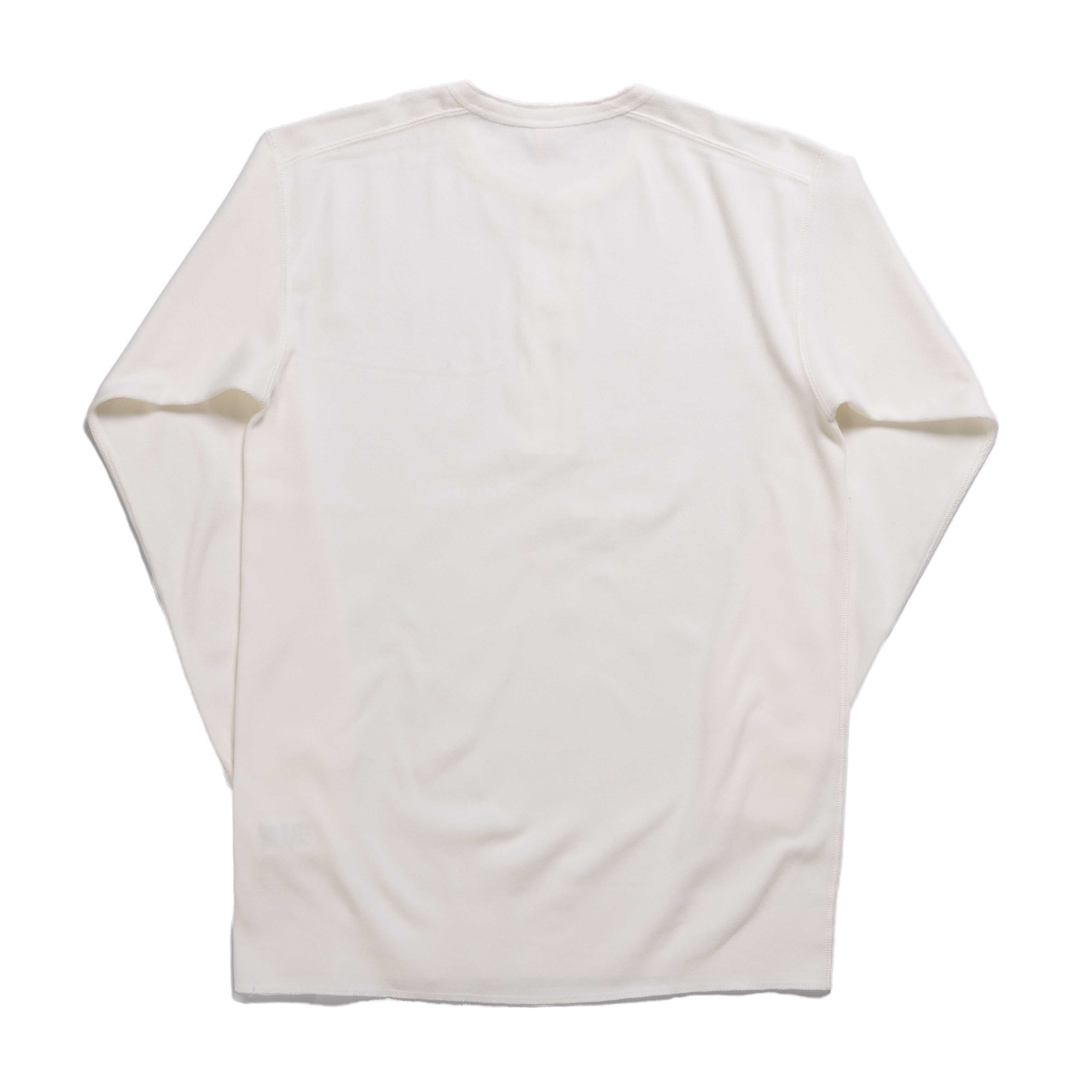 The Real McCoy's Union Henley Undershirt L/S White-Henley-Clutch Cafe