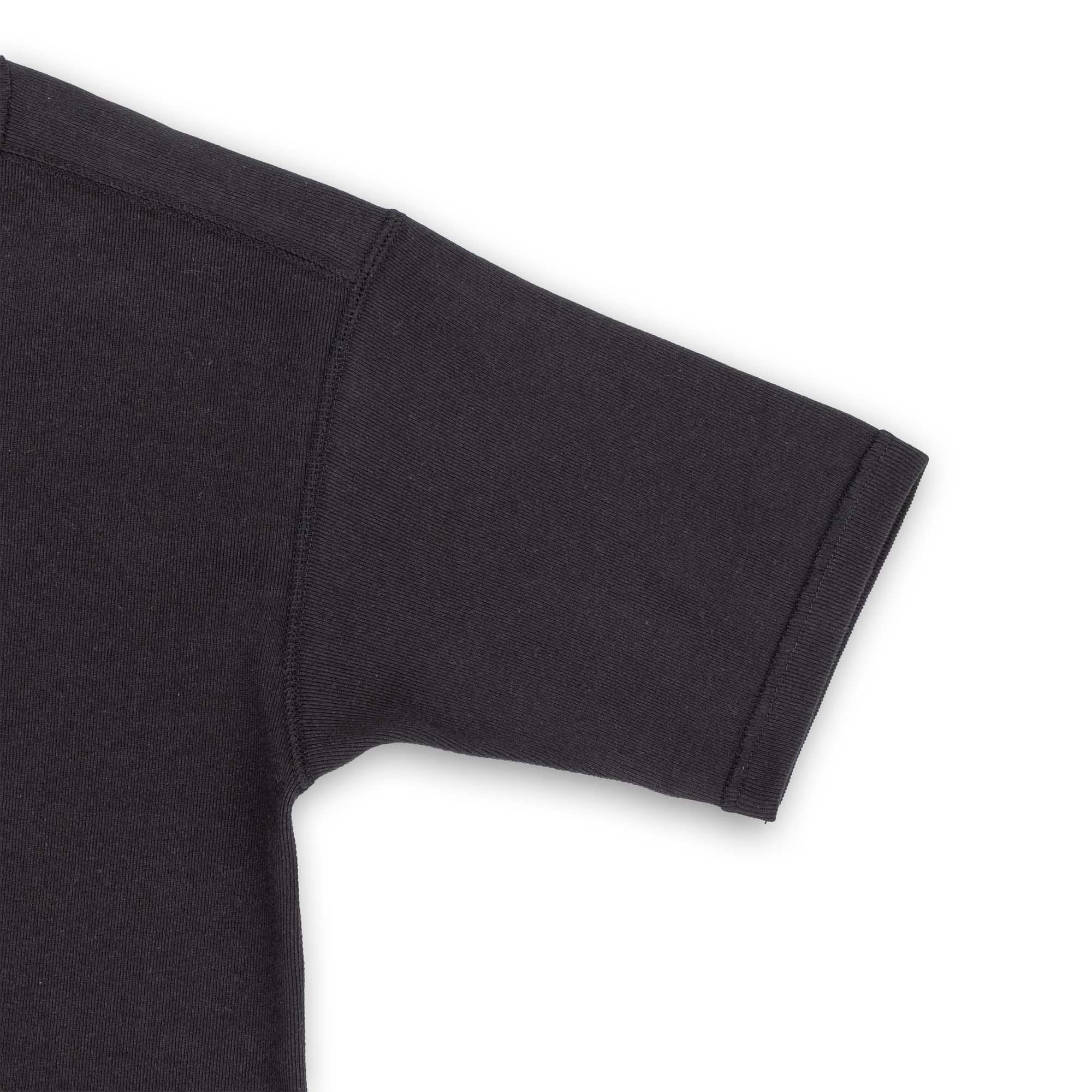 The Real McCoy's Union Henley Undershirt S/S Black-Henley-Clutch Cafe