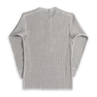 The Real McCoy's Waffle Thermal Henley Undershirt Medium Grey-Henley-Clutch Cafe