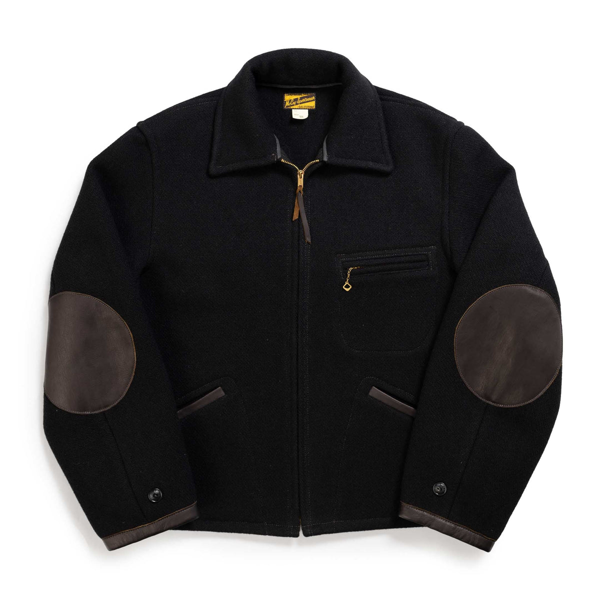 The Real McCoy's Wool Field Sports Jacket Black
