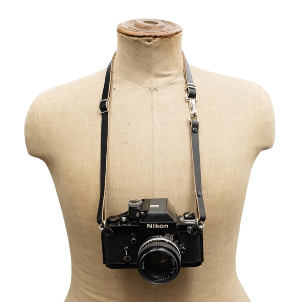 The Strapateer 'Type A' Camera Strap Black-Accessories-Clutch Cafe