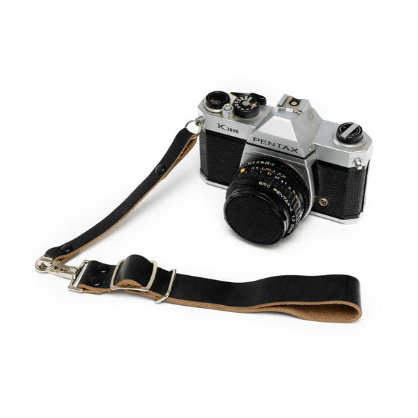 The Strapateer 'Type D' Camera Strap Black-Accessories-Clutch Cafe