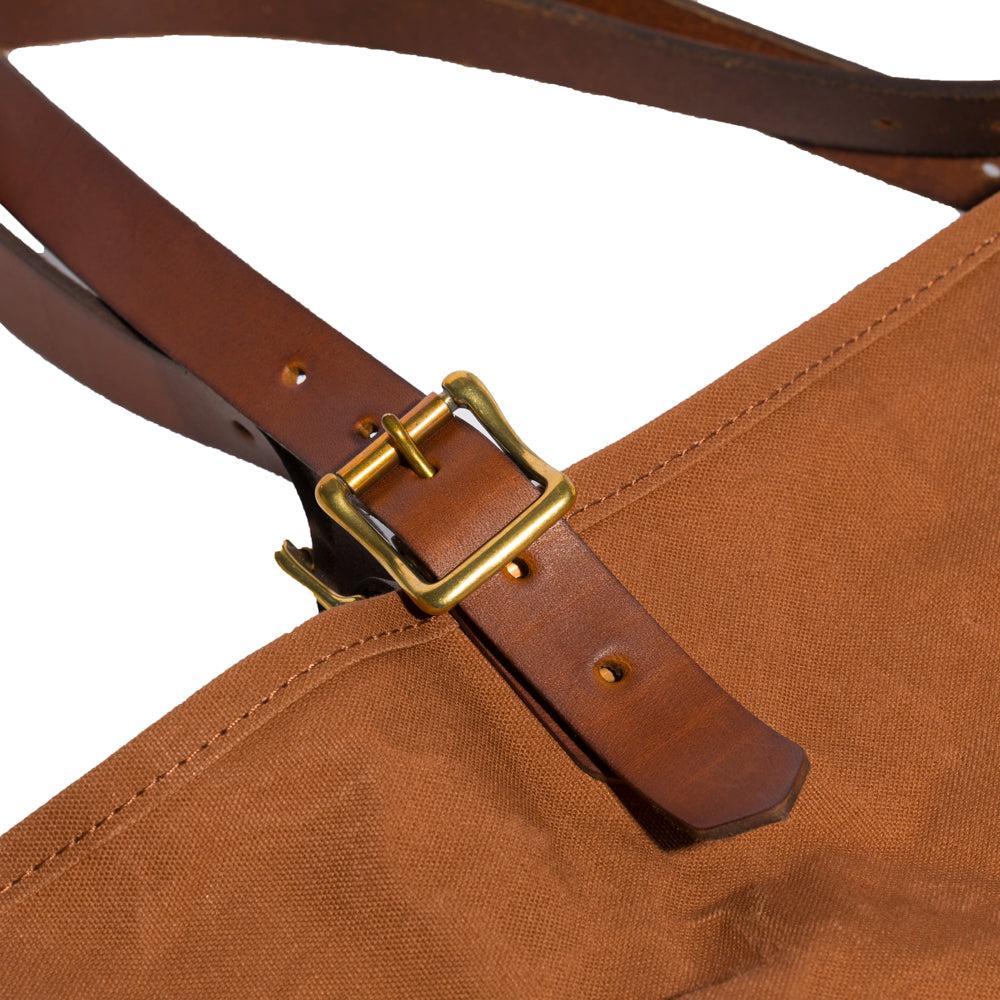 Vasco Canvas x Leather Travel Tote Bag Khaki-Rucksack-Clutch Cafe