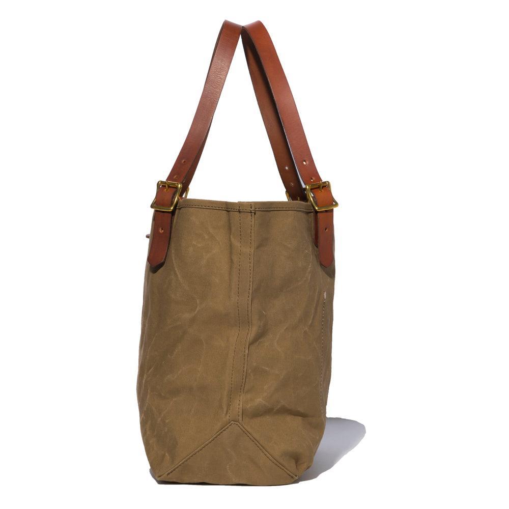 Vasco Canvas x Leather Travel Tote Bag Olive Drab-Rucksack-Clutch Cafe